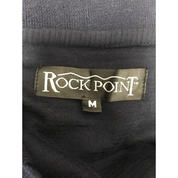 Rock Point Shell Corporate Apparel Top Ladies Medium Black Golf Polo Shirt RP501 - Picture 3 of 7